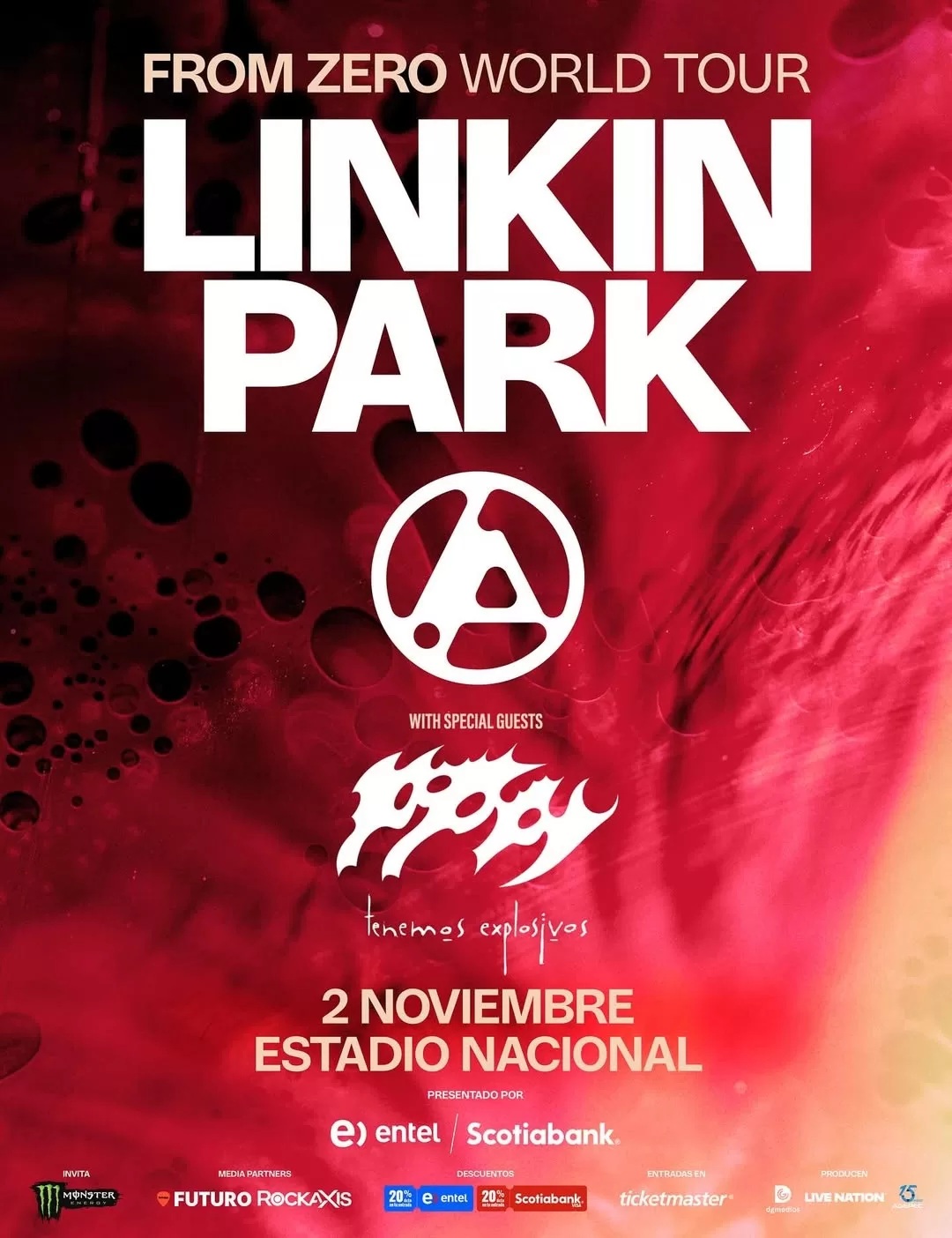 De Maquinaria al Nacional: La huella de Linkin Park en Chile